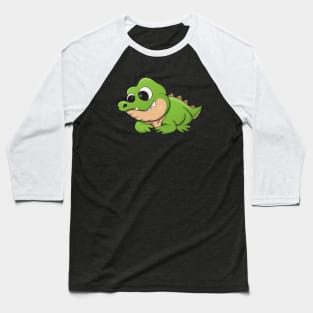 cute crocodile Baseball T-Shirt